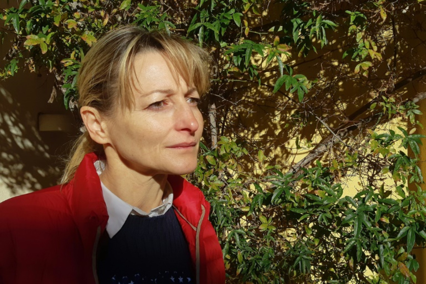 Caroline Tejero lors d'un week-end familial organisé par l'ONG Point-Rose pour les familles ayant perdu un enfant, à Gémenos dans Les Bouches-du-Rhône, le 17 décembre 2023 © Isabelle WESSELINGH