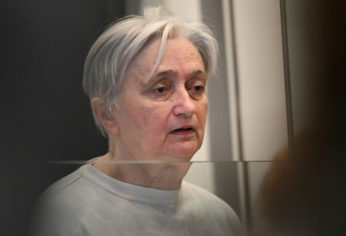 Monique Olivier, ex-épouse du violeur et tueur en série Michel Fourniret, lors de son procès devant la cour d'assises des Hauts-de-Seine, le 28 novembre 2023 à Nanterre © Miguel MEDINA