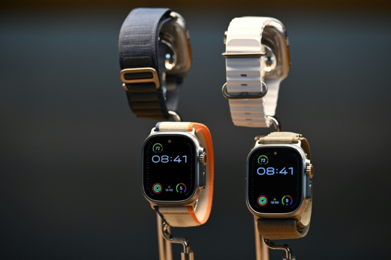 L'Apple Watch Ultra 2, l'un des modèles dont Apple suspend la vente aux Etats-Unis à cause d'un litige de brevets © Patrick T. Fallon