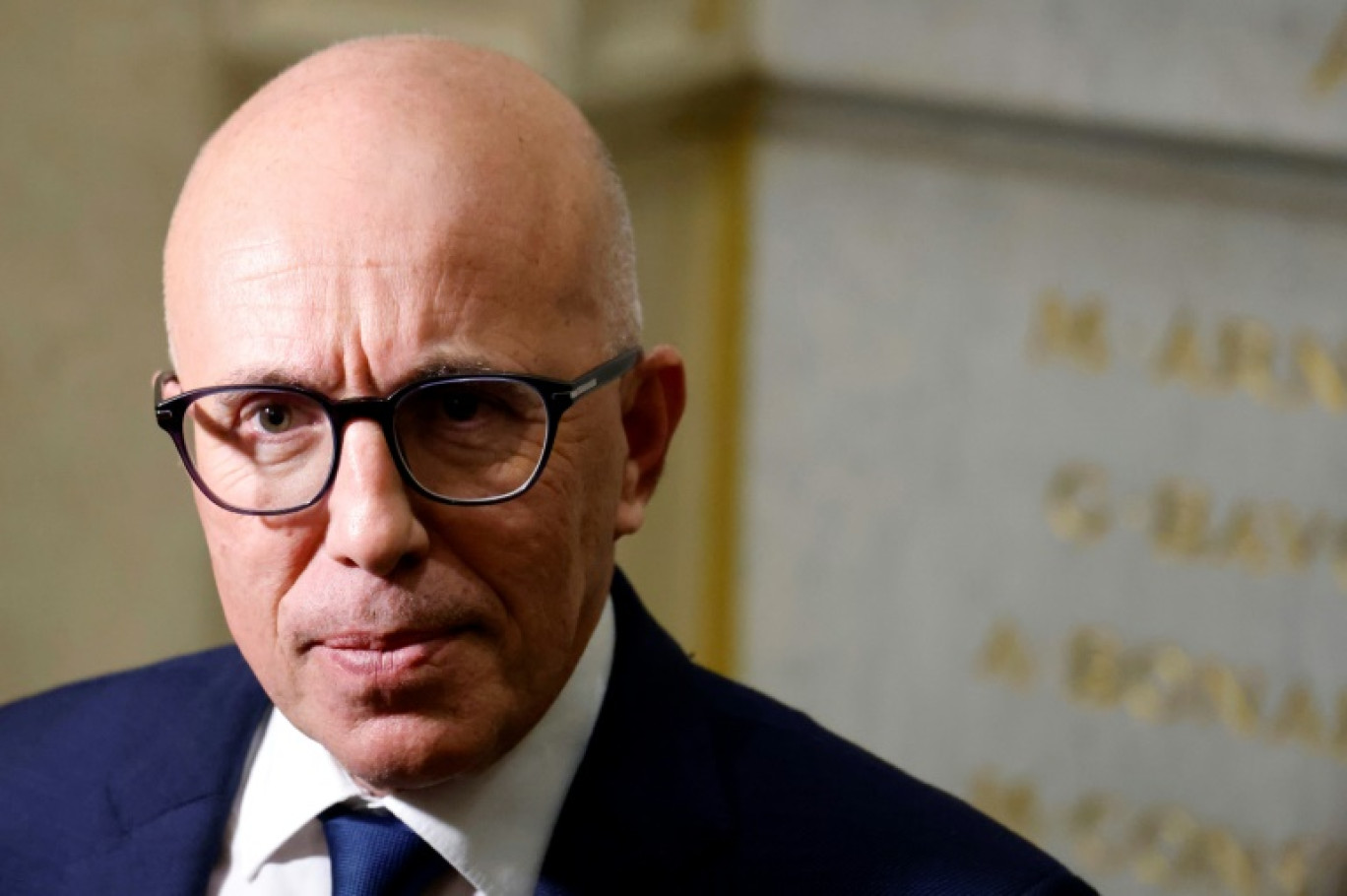 Le président de LR Eric Ciotti, le 19 décembre 2023 à l'Assemblée nationale à Paris © Ludovic MARIN