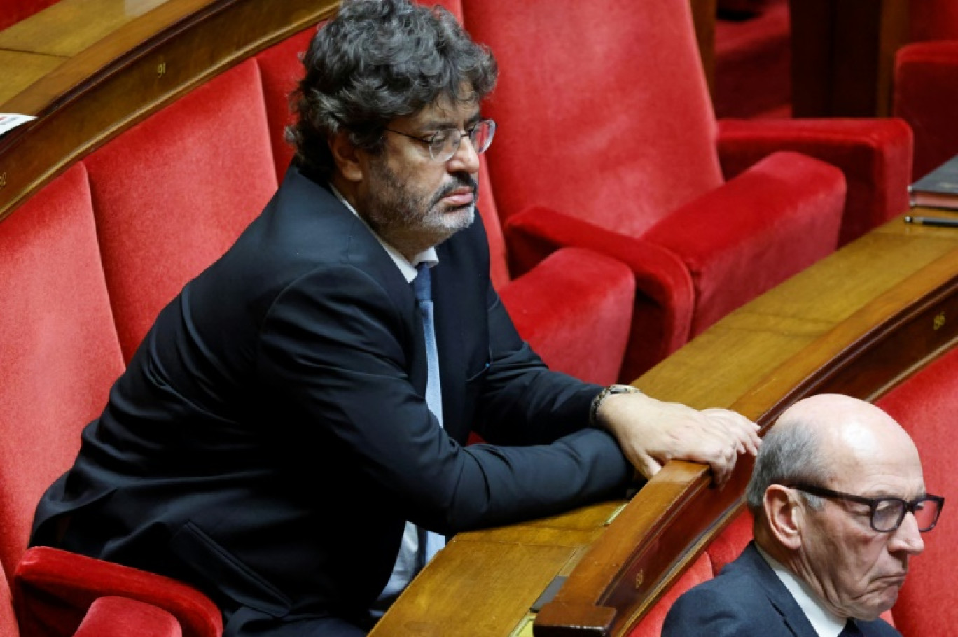 Le député LR Meyer Habib à l'Assemblée nationale, le 14 novembre 2023 à Paris © Ludovic MARIN