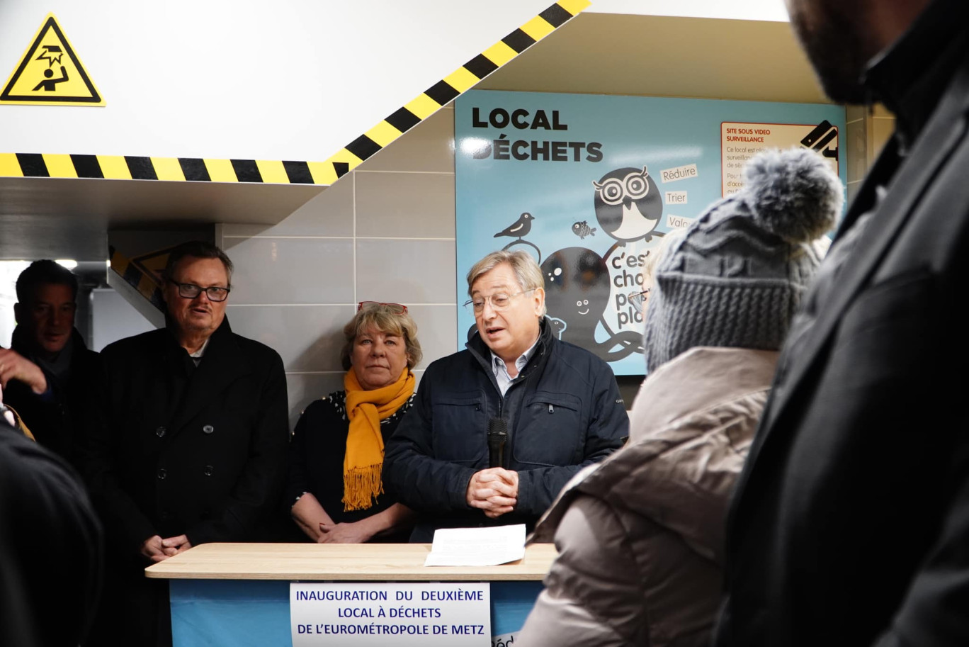 Lors de l'inauguration. © Eurométropole de Metz