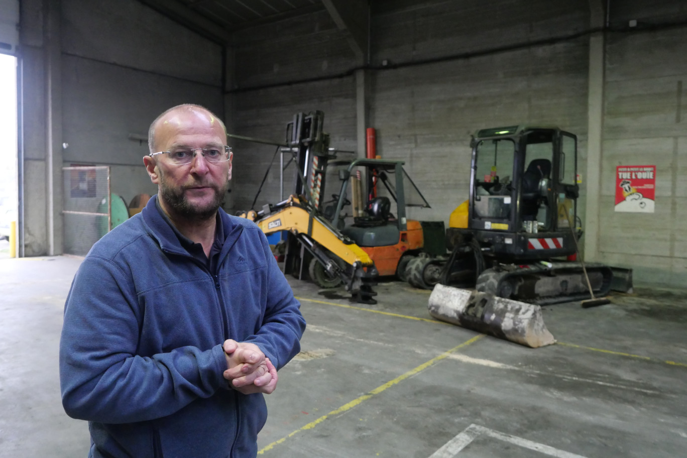 Christian Thorez, co-dirigeant de Merris Hydraulique depuis 2016. © Aletheia Press/V. De Poorter