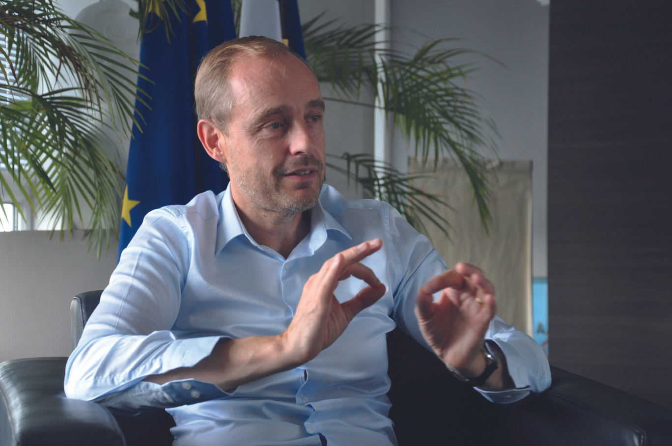 Olivier Gacquerre, président de la Communauté d’agglomération de Béthune-Bruay, Artois Lys Romane. © CABBALR