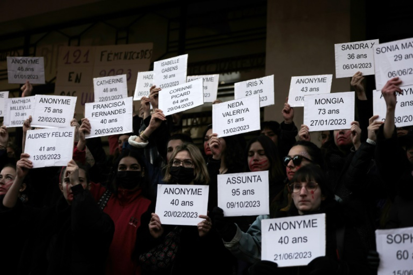 Manifestation contre les violences faites aux femmes à Bordeaux, le 25 novembre 2023 © Thibaud MORITZ