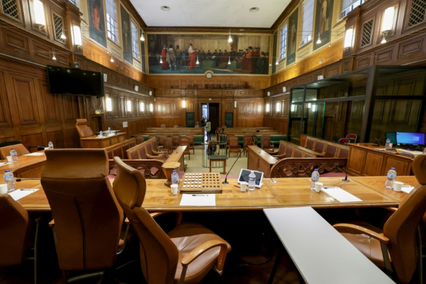 La cour d'assises de l'Hérault, au tribunal de Montpellier, le 9 janvier 2024 © Pascal GUYOT