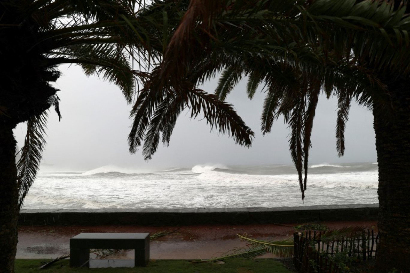 Une mer agitée sur l'île de La Réunion, le 3 février 2022 © Richard BOUHET