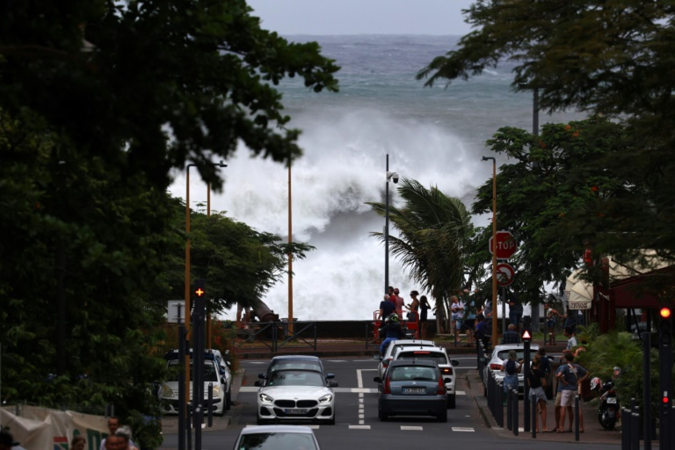 Les dégâts provoqués par le passage du cyclone Belal, le 15 janvier 2024 à Saint-Paul, à La Réunion © Richard BOUHET