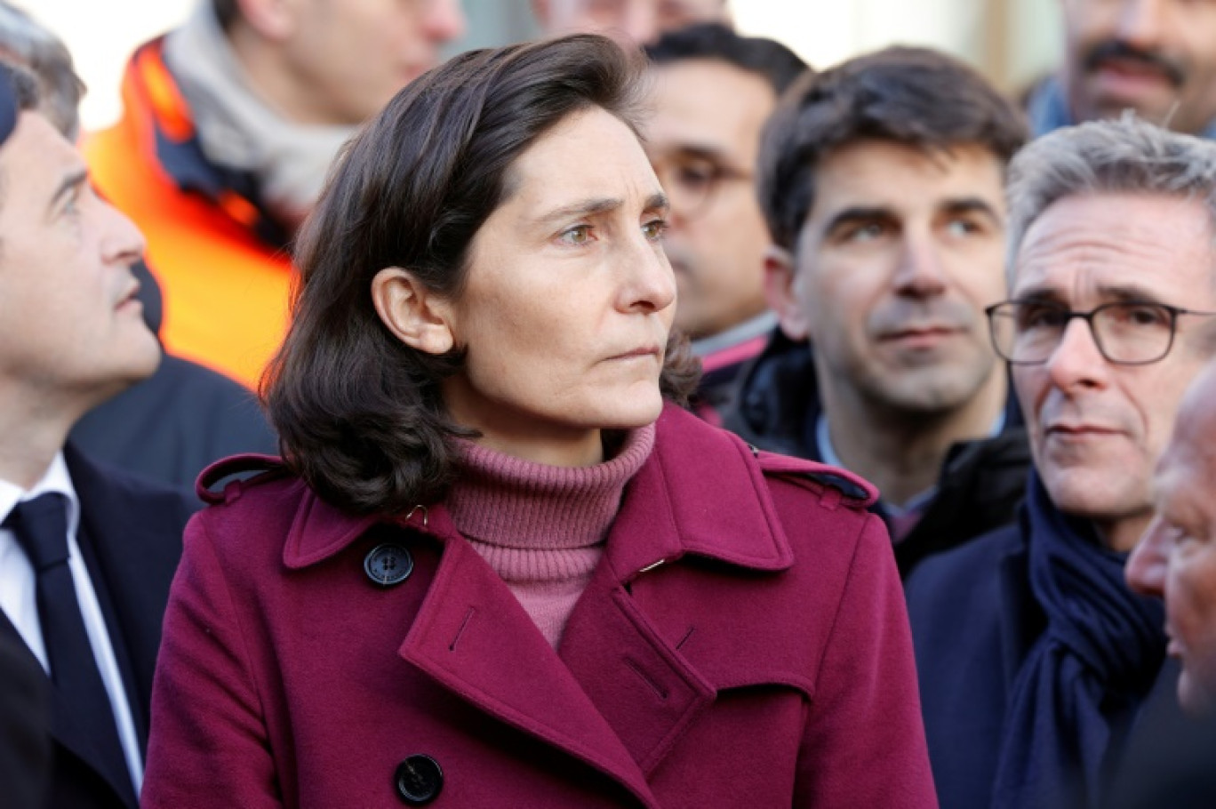 Amélie Oudéa-Castéra, alors ministre des Sports et des JO, arive à l'Elysée, le 23 mai 2022 à Paris © Ludovic MARIN