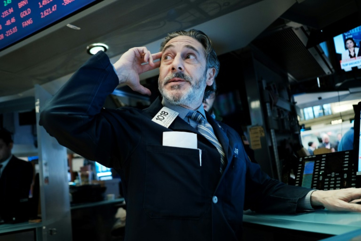 Un opérateur du New York Stock Exchange © SPENCER PLATT