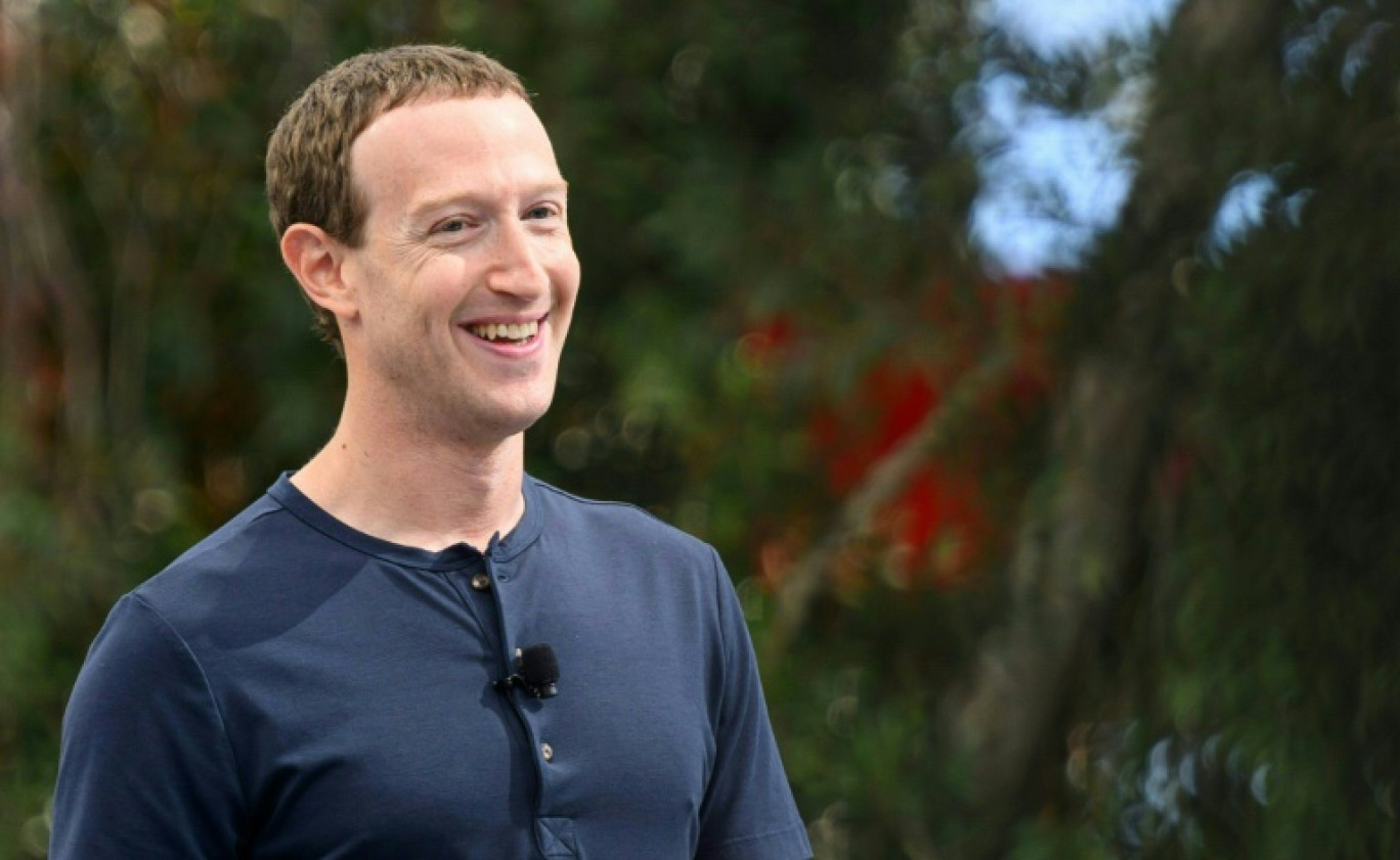 Le patron de Meta Mark Zuckerberg le 27 septembre 2023 à Menlo Park en Californie © JOSH EDELSON