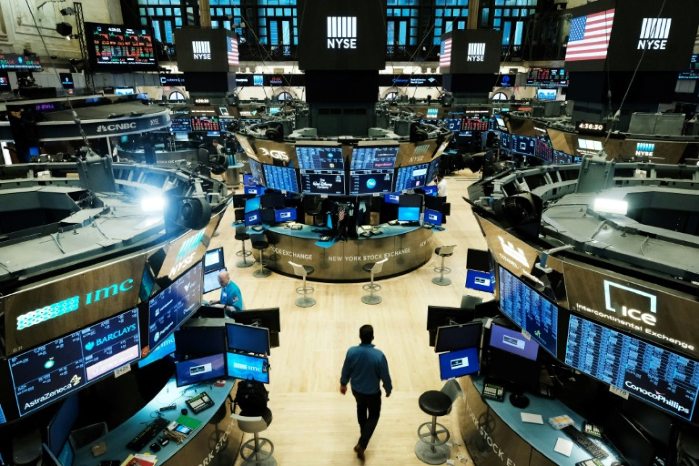 Le parquet du New York Stock Exchange © SPENCER PLATT