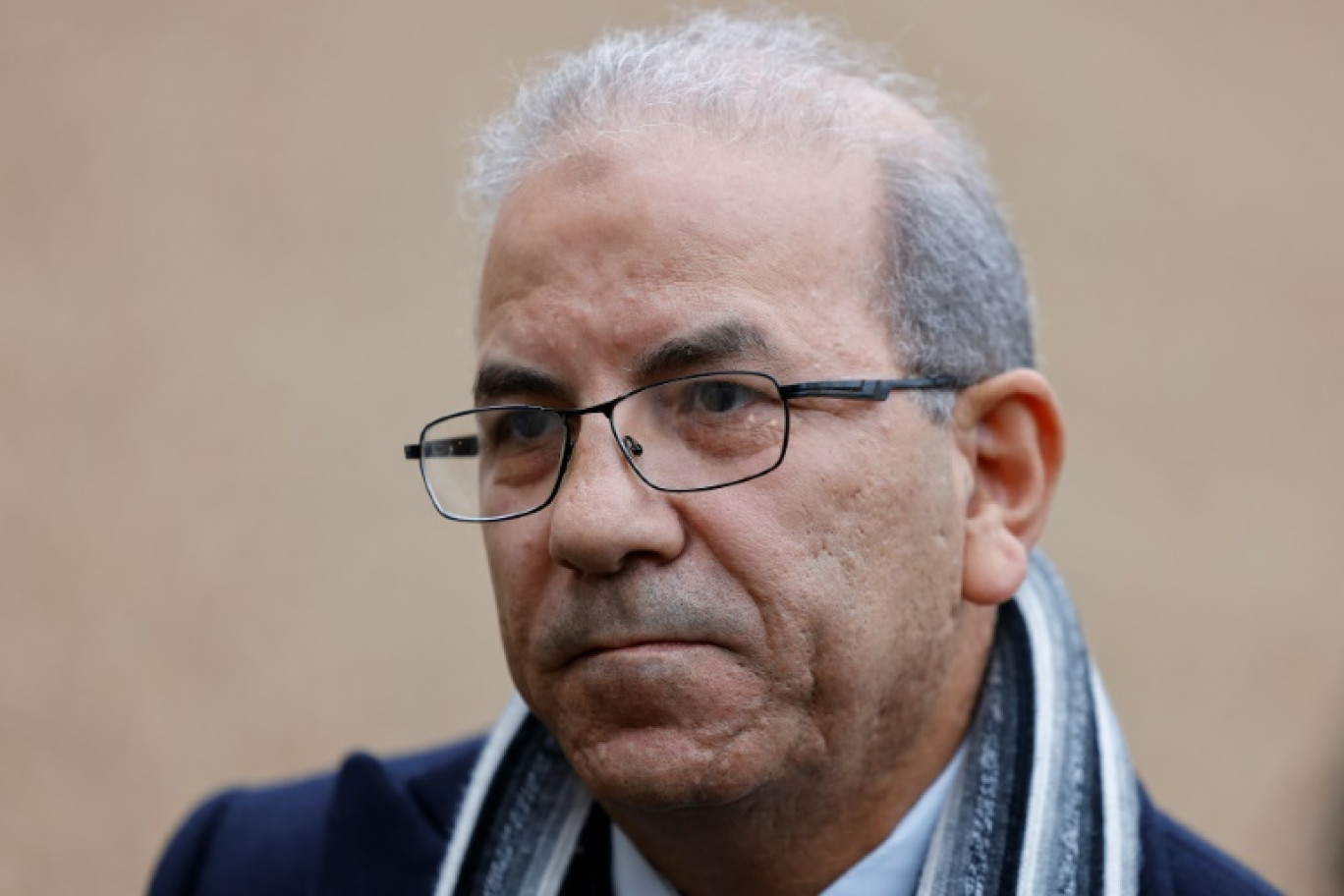 Le président du CFCM Mohammed Moussaoui au palais de l'Elysée à Paris, le 13 novembre 2023 © Ludovic MARIN