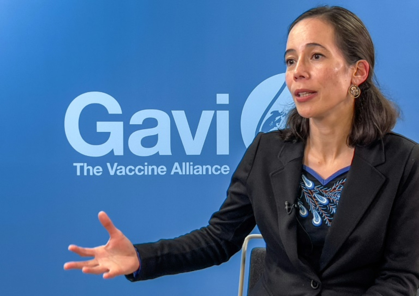 Aurélia Nguyen, directrice des programmes de Gavi, à Genève, le 18 janvier 2024 © Elodie LE MAOU