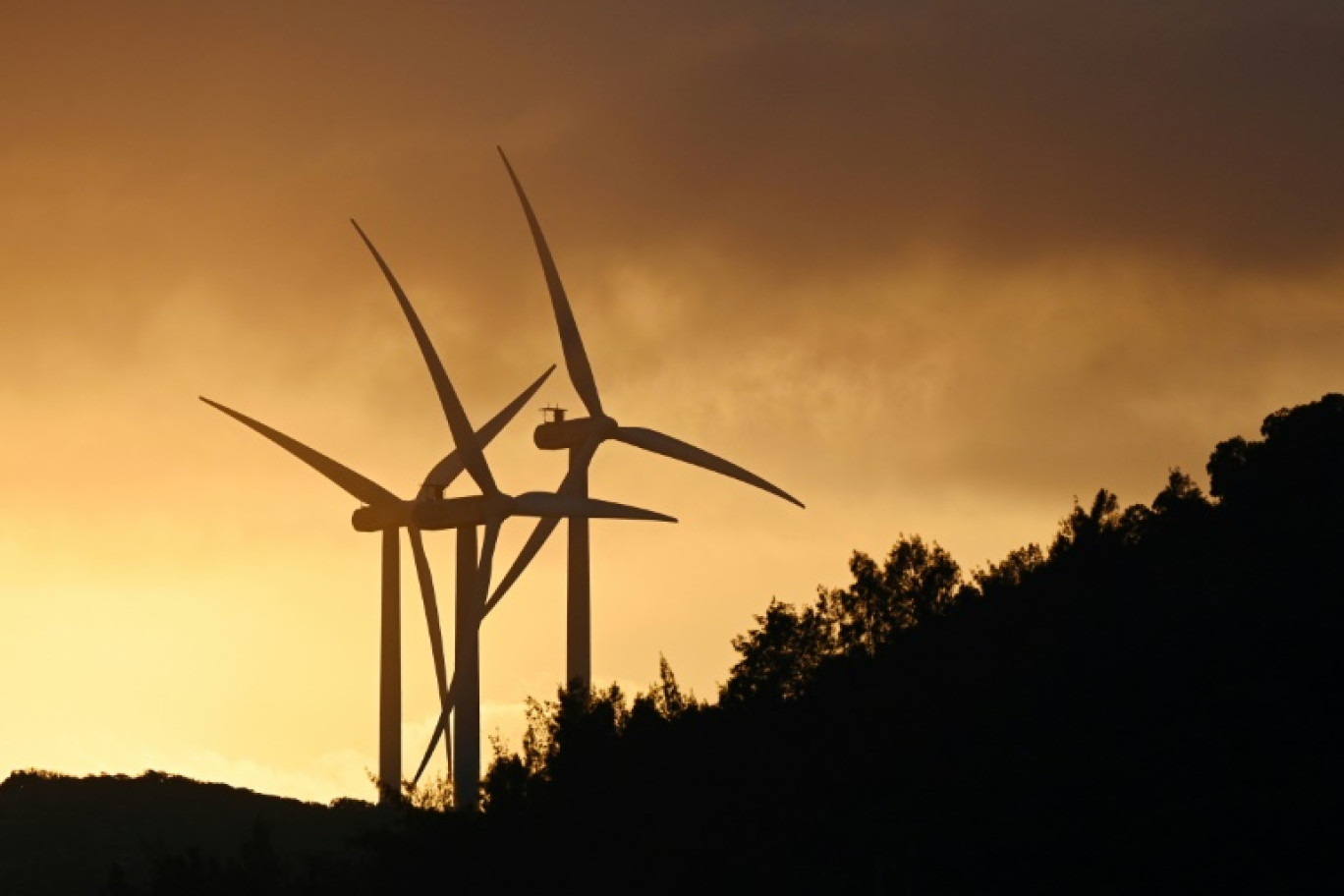 La Chine est le premier producteur mondial d'énergie solaire et éolienne © Greg BAKER