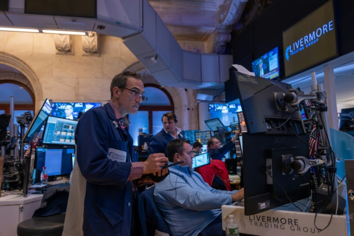 Le parquet du New York Stock Exchange © SPENCER PLATT