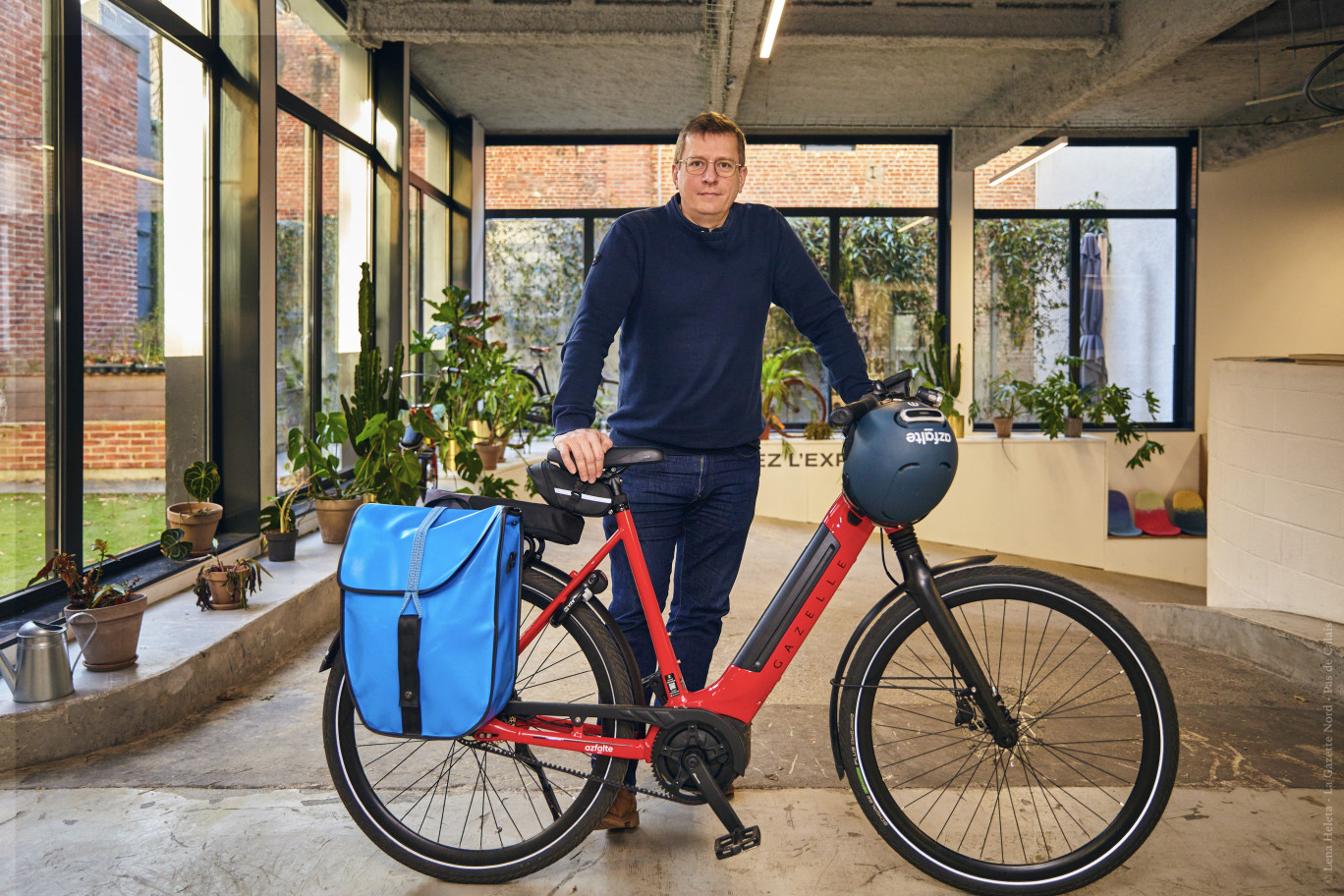 Jean-François Dhinaux, co-fondateur d'Azflate, dont le siège est à Lille.  © Lena Heleta