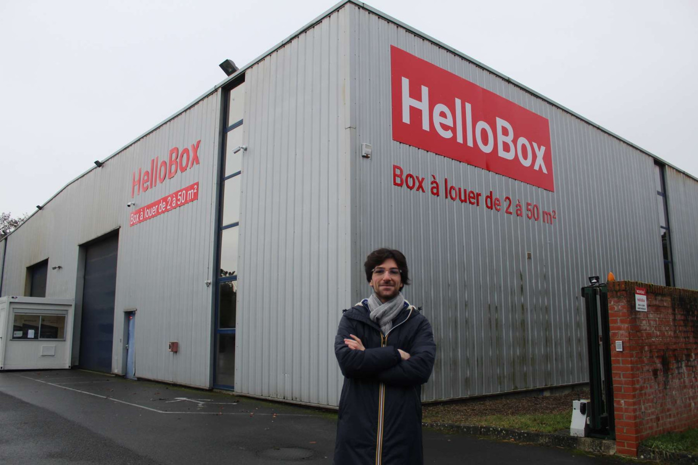 François Duparc propose avec HelloBox des box de stockage en libre-service pour les clients particuliers et professionnels.