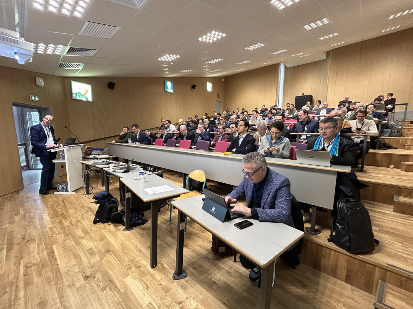 Les conférences se sont enchaînées lors du Tech Day. © Aletheia Press/L. Péron 