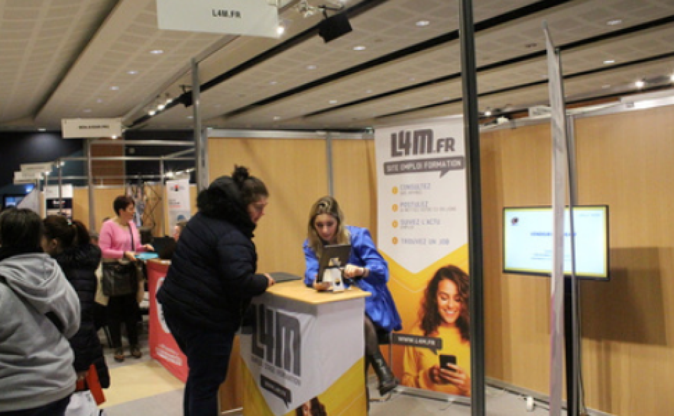 Jeudi 15 février à Boulogne-sur-Mer a eu lieu le salon 24h pour l'Emploi et la Formation.