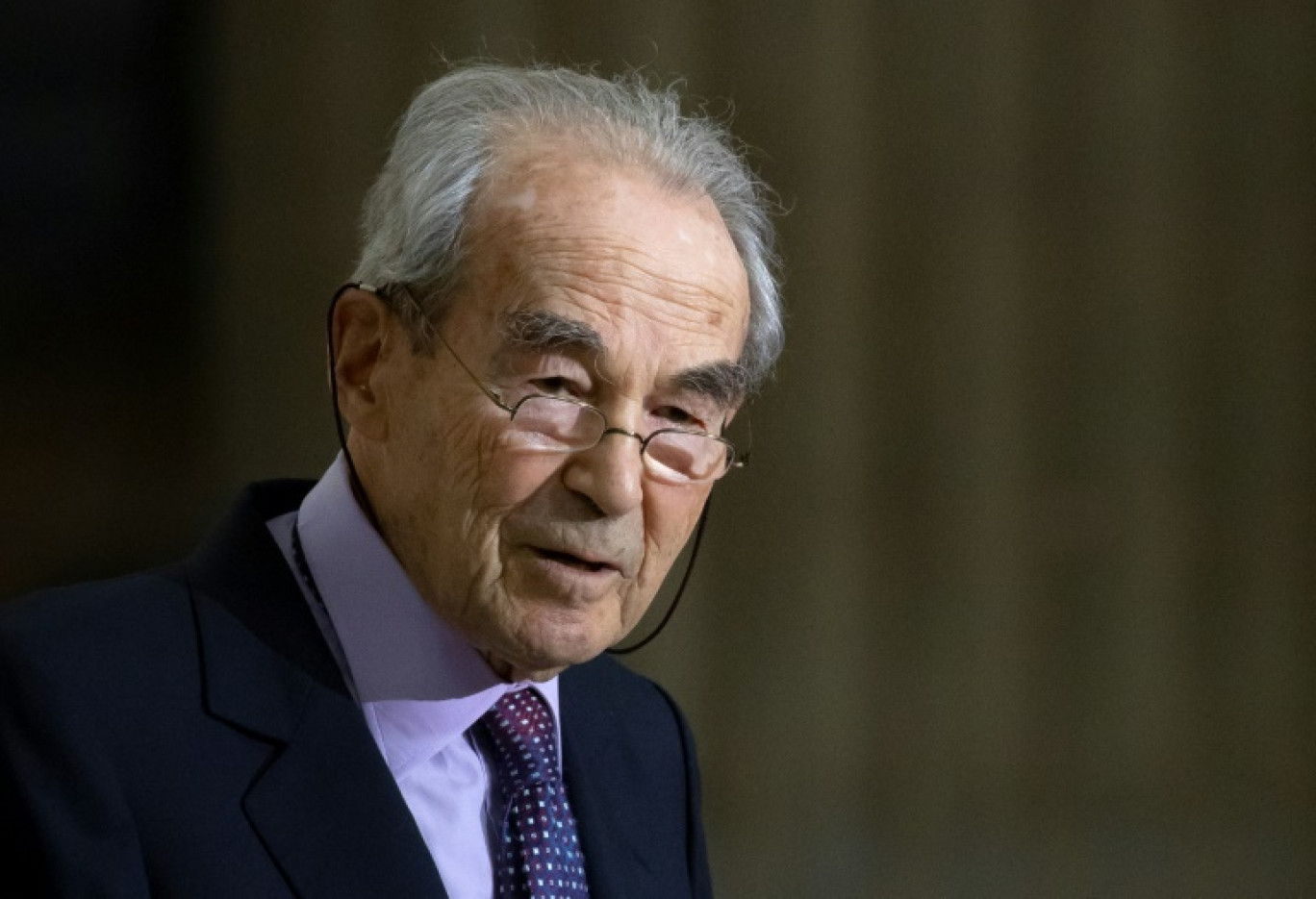 L'ancien garde des Sceaux, Robert Badinter, lors des célébrations du 40e anniversaire de l'abolition de la peine de mort au Panthéon, le 9 octobre 2021 à Paris © Ian LANGSDON