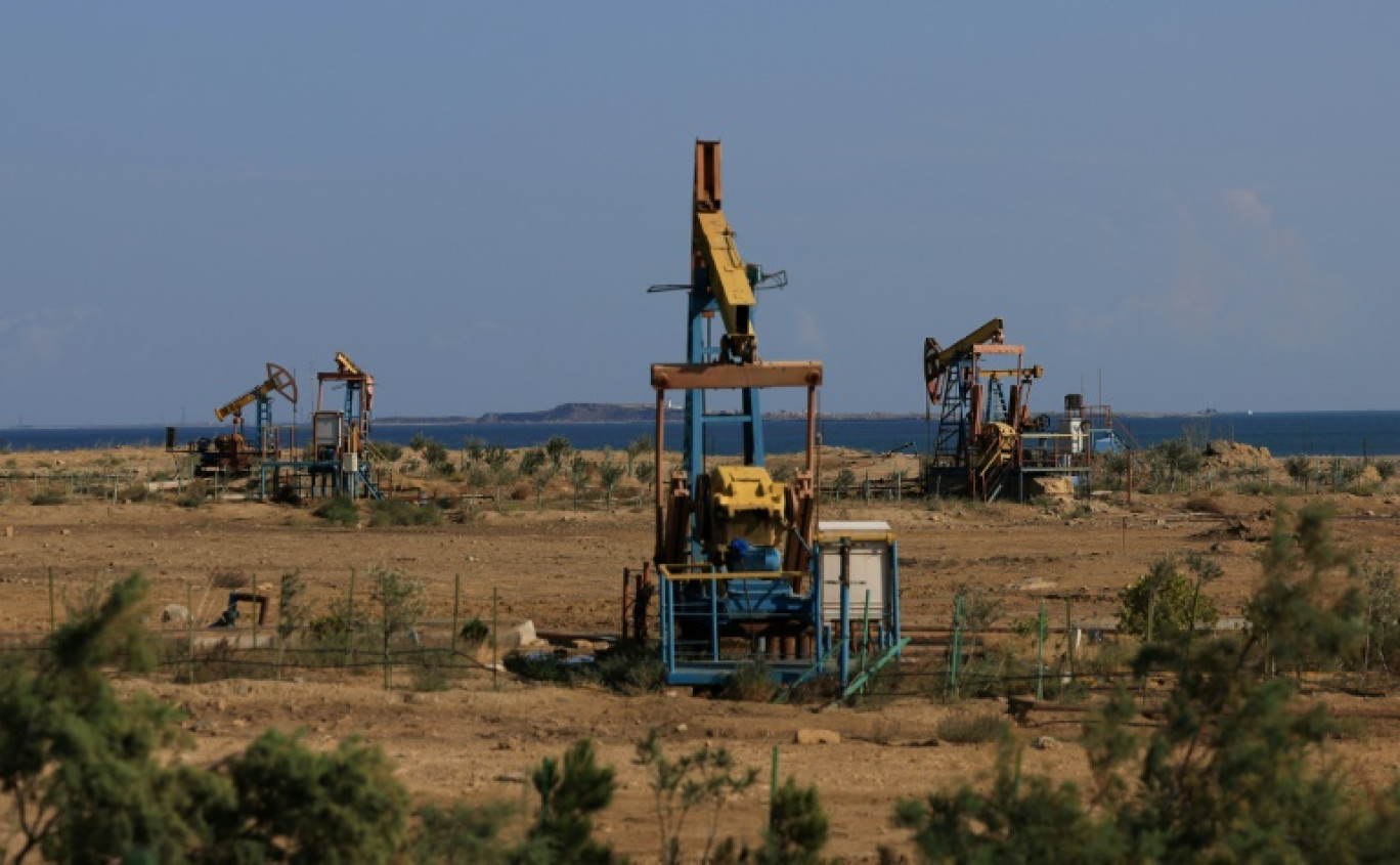 Une exploitation pétrolière à Bakou, en Azerbaïdjan, le 5 octobre 2023 © Emmanuel DUNAND