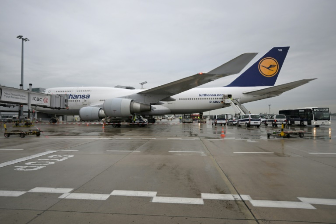 Les négociations entre le syndicat Verdi et la direction de Lufthansa doivent reprendre le 12 février à Francfort © Hannes P Albert