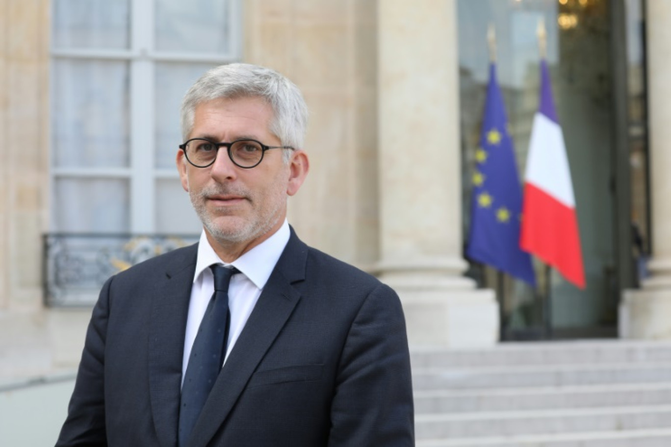 Frédéric Valletoux, alors président de la Fédération hospitalière de France (FHF), le 18 septembre 2018 à Paris © ludovic MARIN