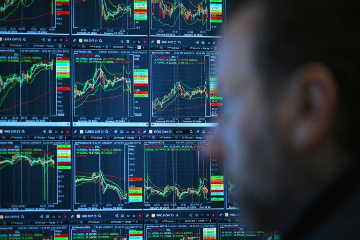 Un opérateur du New York Stock Exchange © ANGELA WEISS