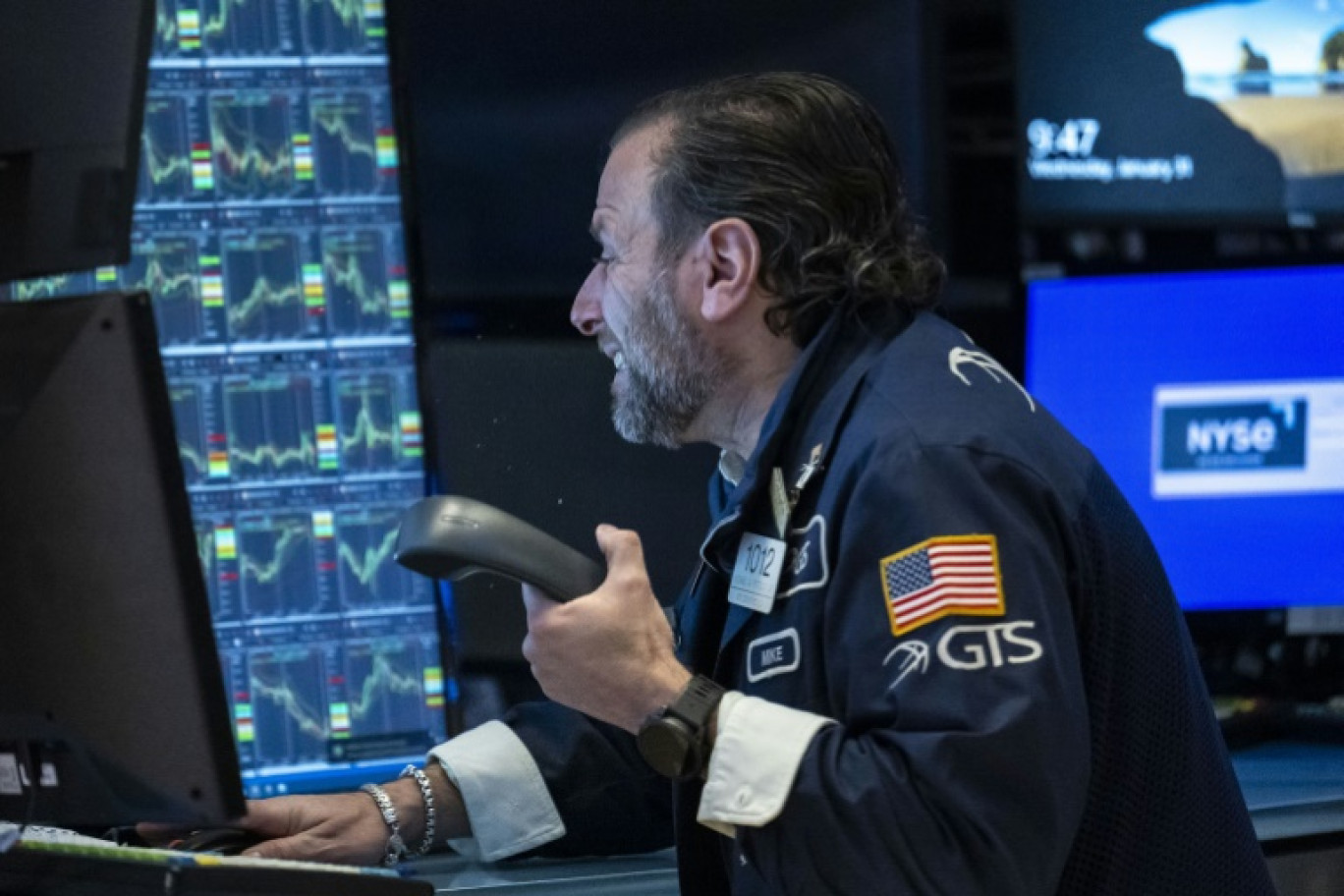 Un opérateur du New York Stock Exchange © ANGELA WEISS