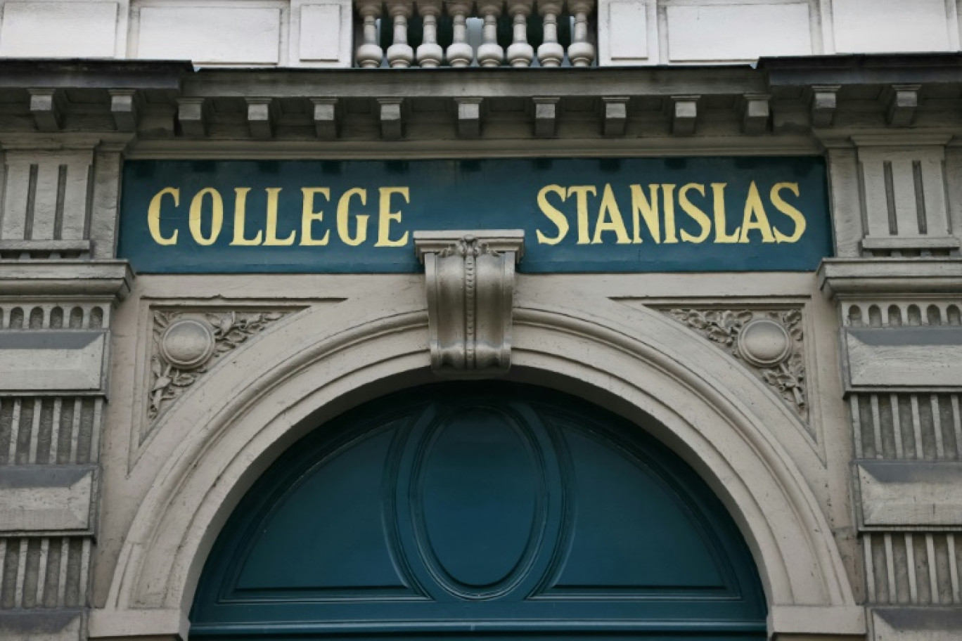 L'entrée du collège Stanislas, à Paris, le 17 janvier 2023 © Thomas SAMSON