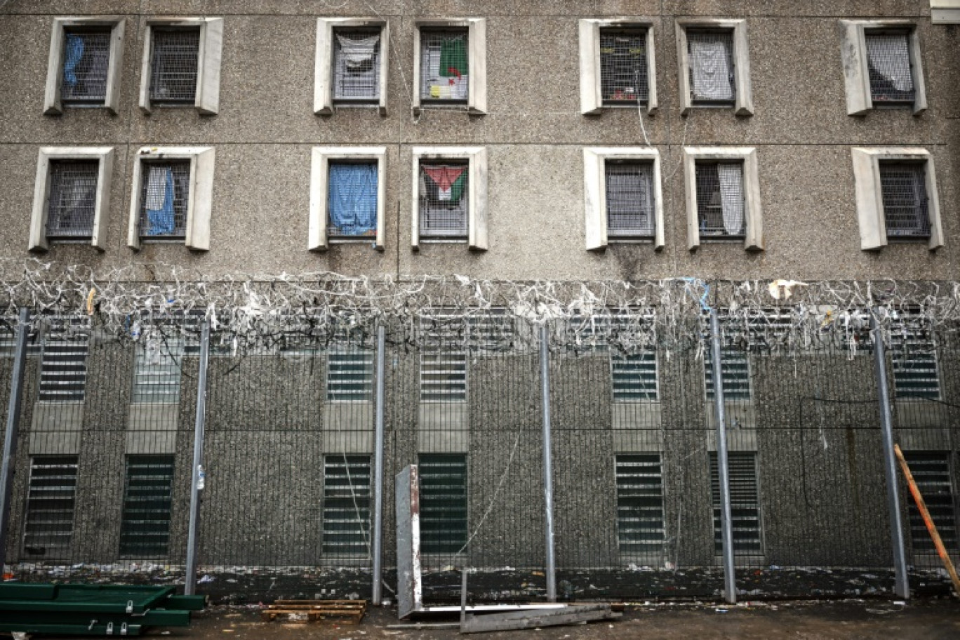 Le centre de détention de Saint-Etienne-La Talaudière, dans la Loire, le 17 janvier 2024 © OLIVIER CHASSIGNOLE