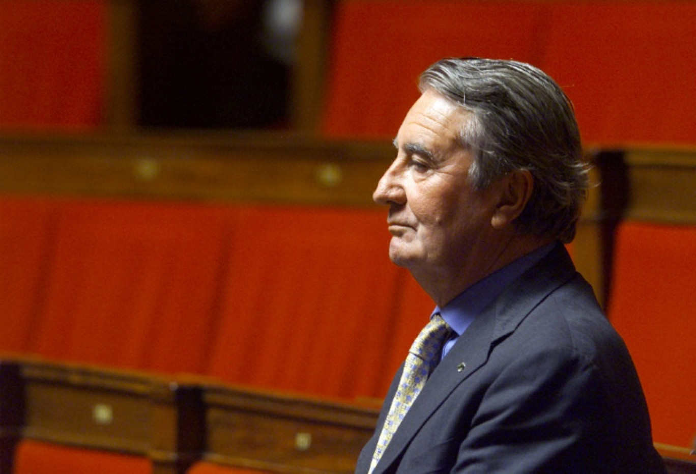 Le député-maire d'Auxerre, Jean-Pierre Soisson, le 28 juin 2000 à l'Assemblée nationale, à Paris © ERIC FEFERBERG