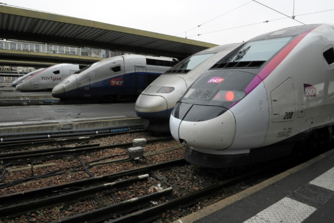 La ligne TGV Paris-Lyon, la plus fréquentée d'Europe, va être fermée pendant quatre jours en novembre pour travaux © ERIC PIERMONT