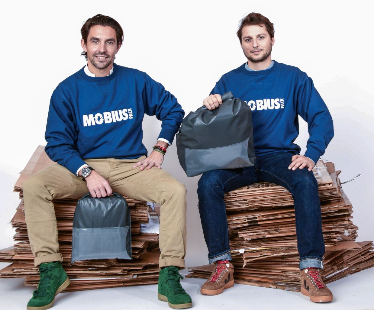 Julien Lemarchand et Victor Lescure, dirigeants de MobiusPack. 