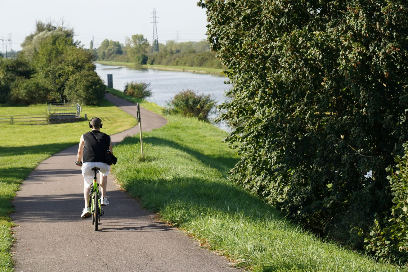 L’idée est d’aménager des infrastructures cyclables et piétonnes pour un meilleur maillage du territoire. © CCRM.