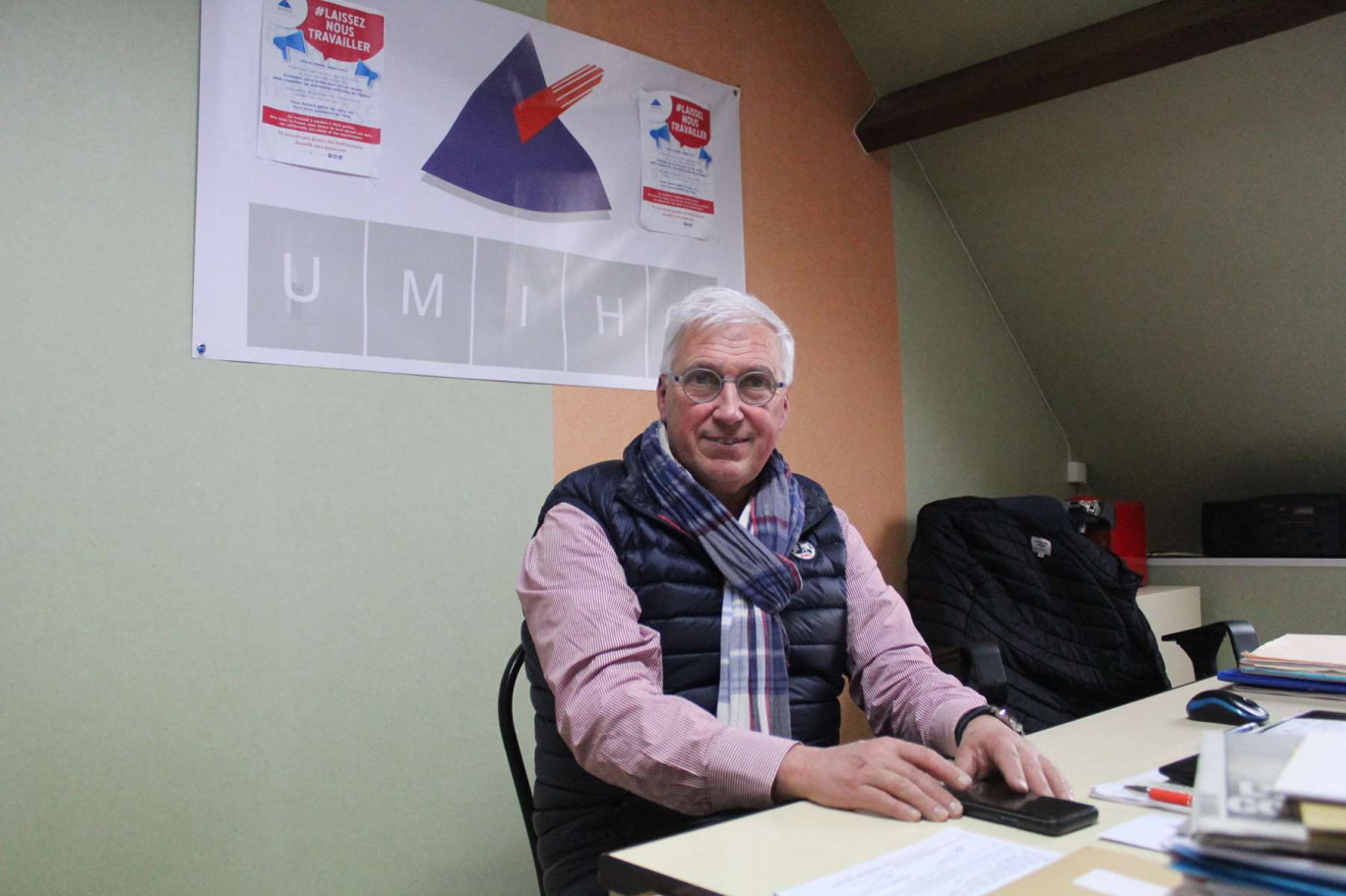 Jean-Marie Serre, président de l'Umih de l'Aisne, reçoit des appels de restaurateurs inquiets et qui font face à une baisse d'activité et à une hausse de leurs charges.