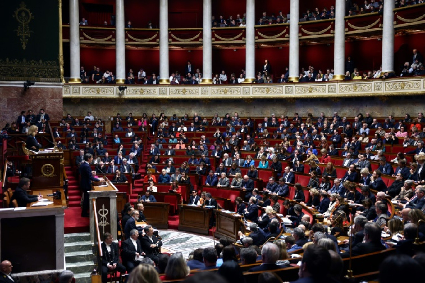 L'Assemblée nationale en séance, le 30 janvier 2024 © Emmanuel Dunand