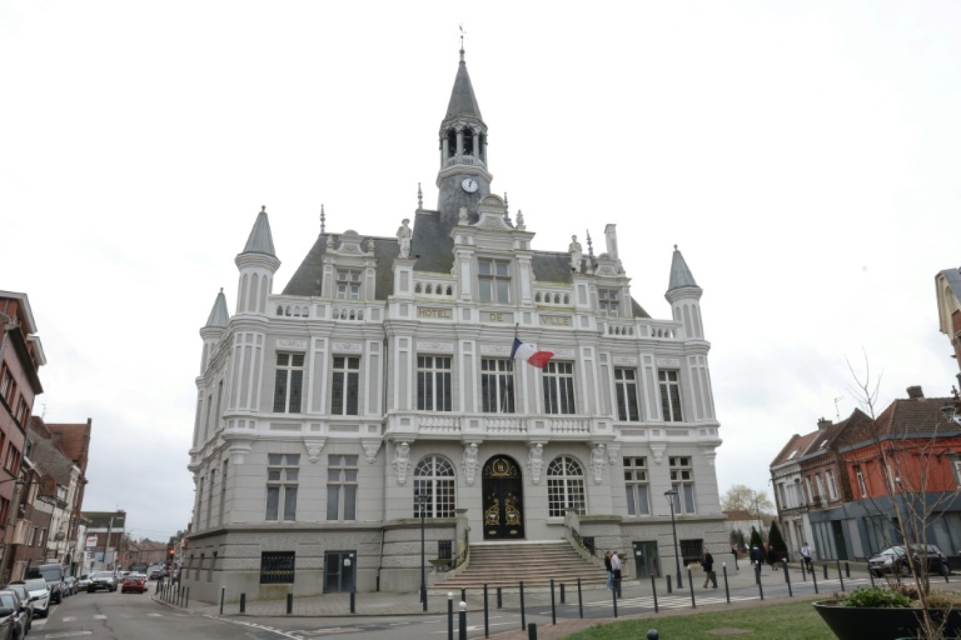 La mairie d'Hénin-Beaumont, dans le Pas-de-Calais, le 20 février 2024 © Denis CHARLET