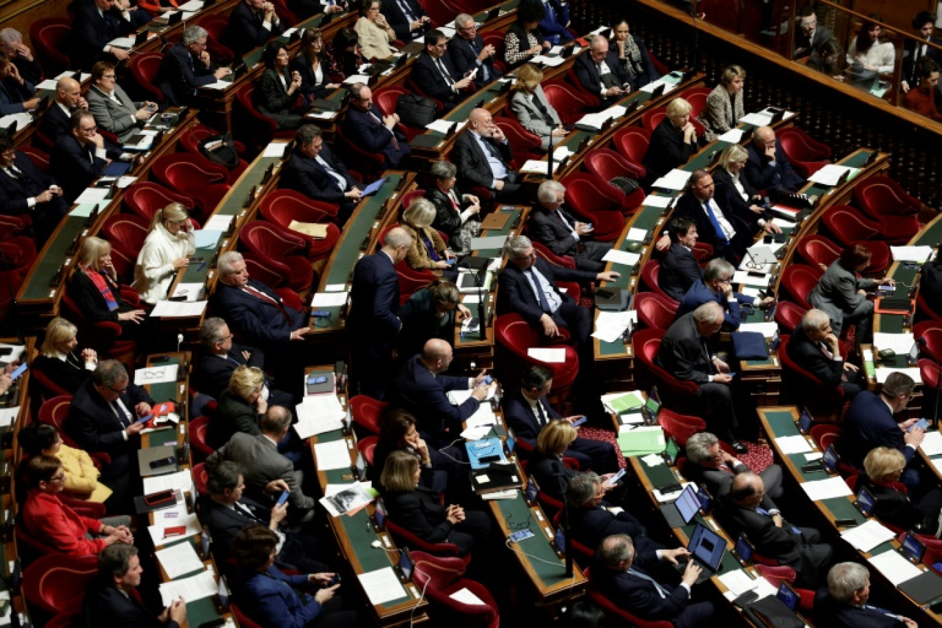 Députés et sénateurs réunis en Congrès au château de Versailles pour inscrire le droit à l'avortement dans la Constitution, le 4 mars 2024 © EMMANUEL DUNAND