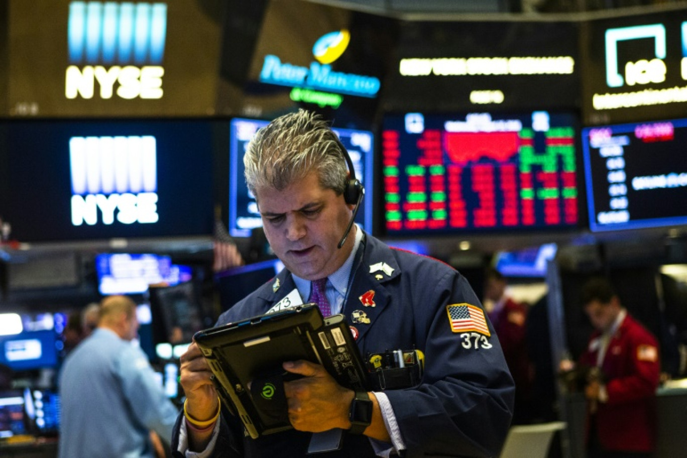 Un opérateur du New York Stock Exchange © EDUARDO MUNOZ ALVAREZ