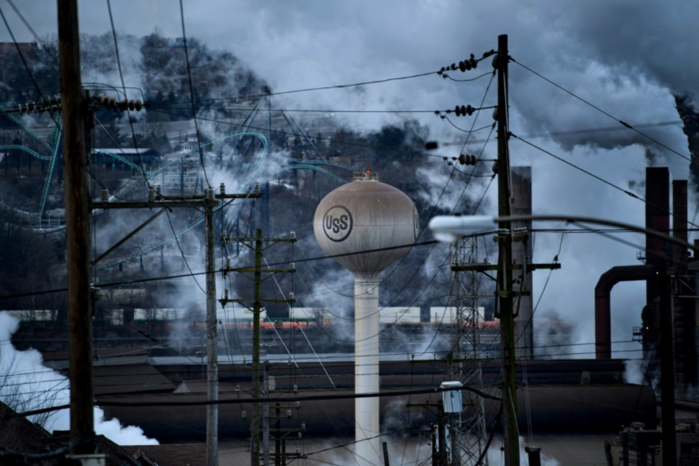 Un site d'U.S. Steel à North Braddock, le 21 janvier 2020 en Pennsylvanie © Brendan Smialowski