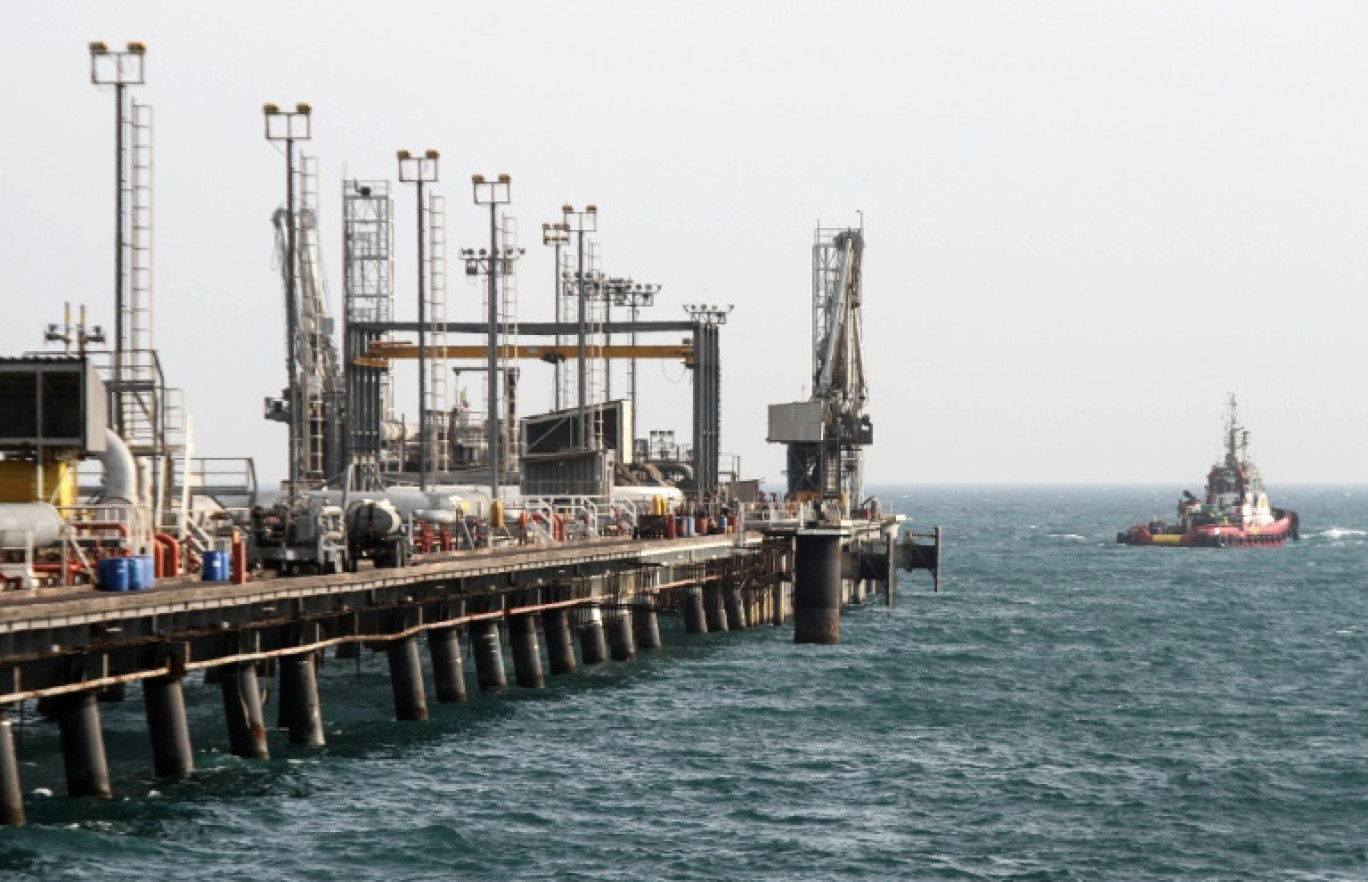 Une installation pétrolière sur l'ile de Kharg, dans le golfe Persique, le 23 février 2016 © STR