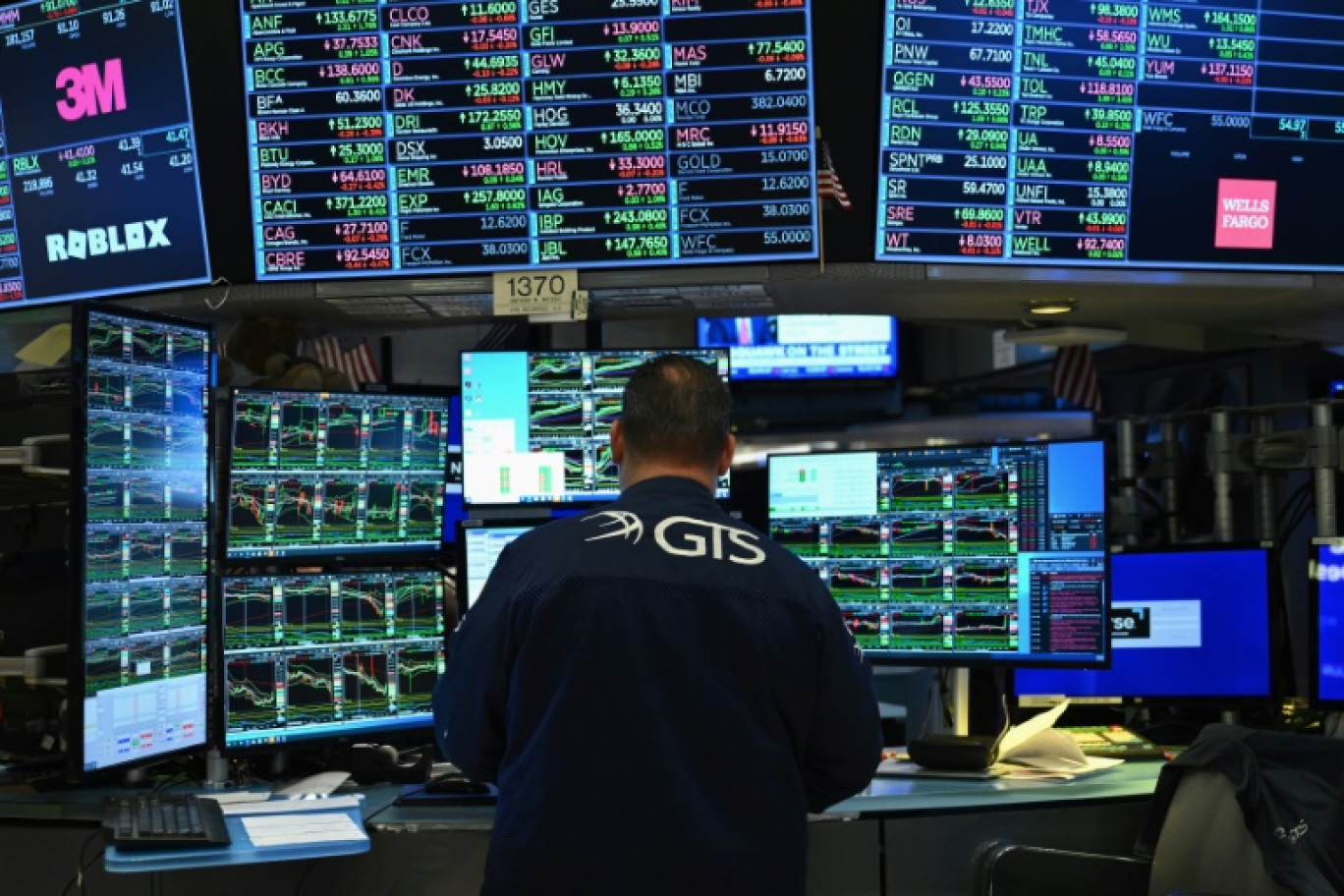 Un opérateur du New York Stock Exchange © ANGELA WEISS