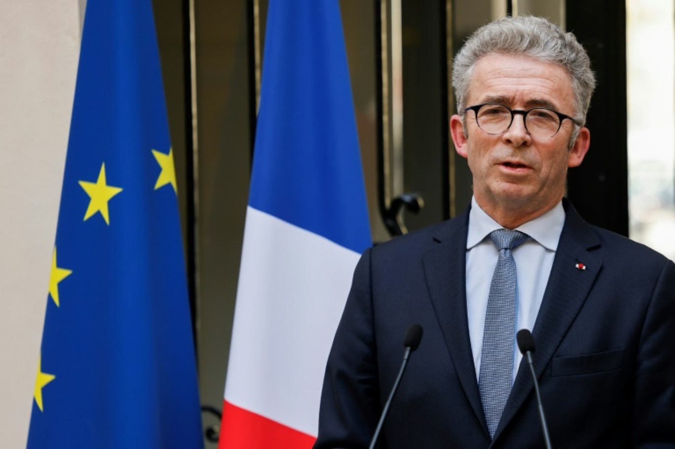 Le général Christophe Gomart à Paris le 19 mars 2024 © Ludovic MARIN