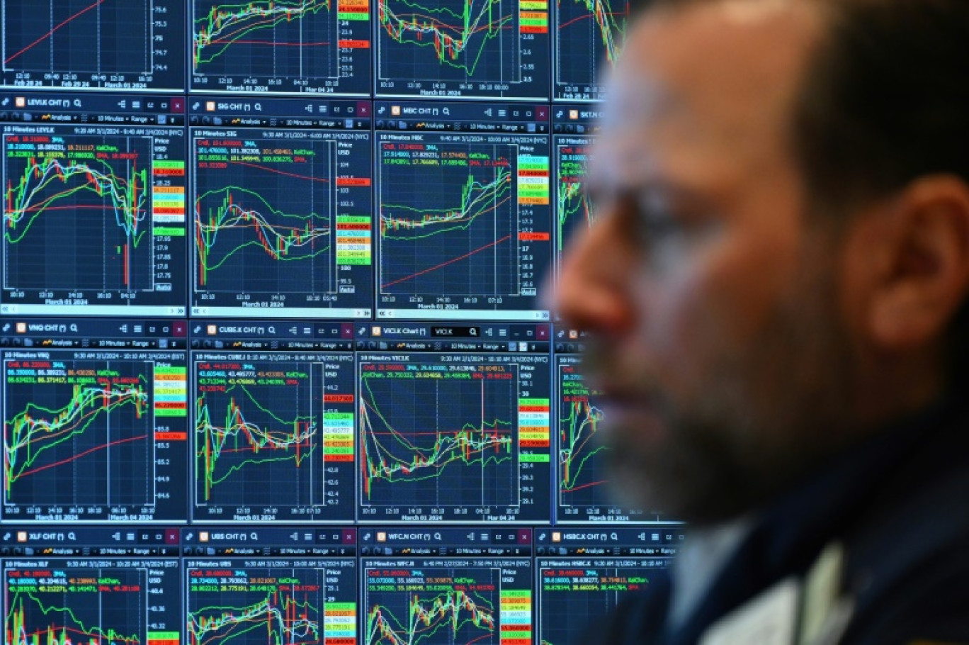 Un opérateur du New York Stock Exchange © ANGELA WEISS