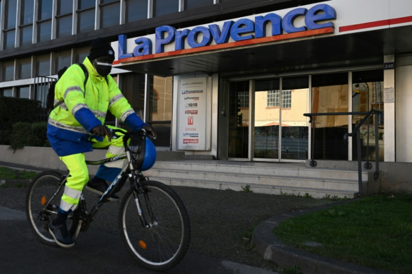 Le siège du quotidien régional La Provence, le 15 février 2022 à Marseille © Christophe SIMON