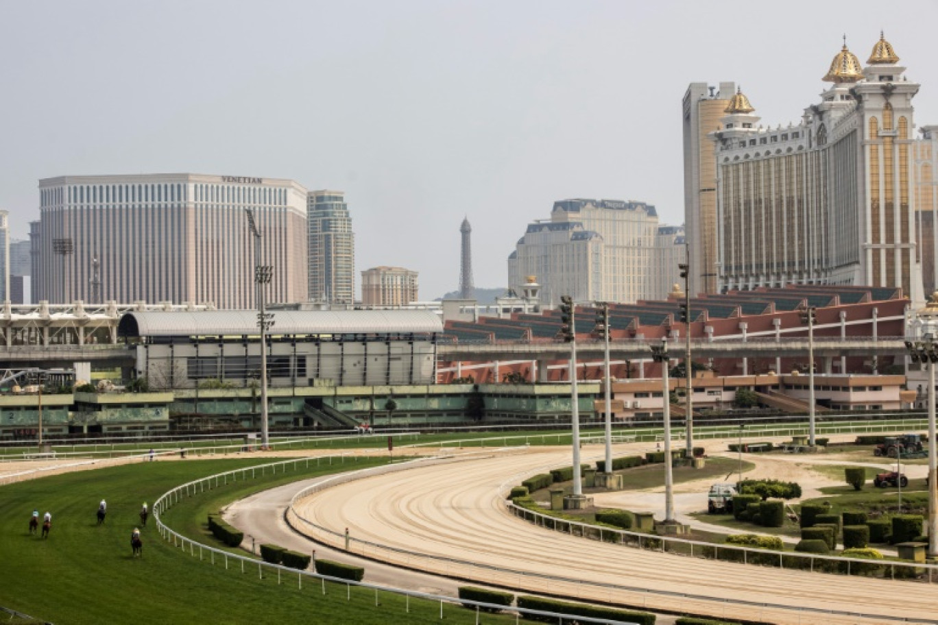 L'hippodrome de Macao, le 17 mars 2024 © ISAAC LAWRENCE