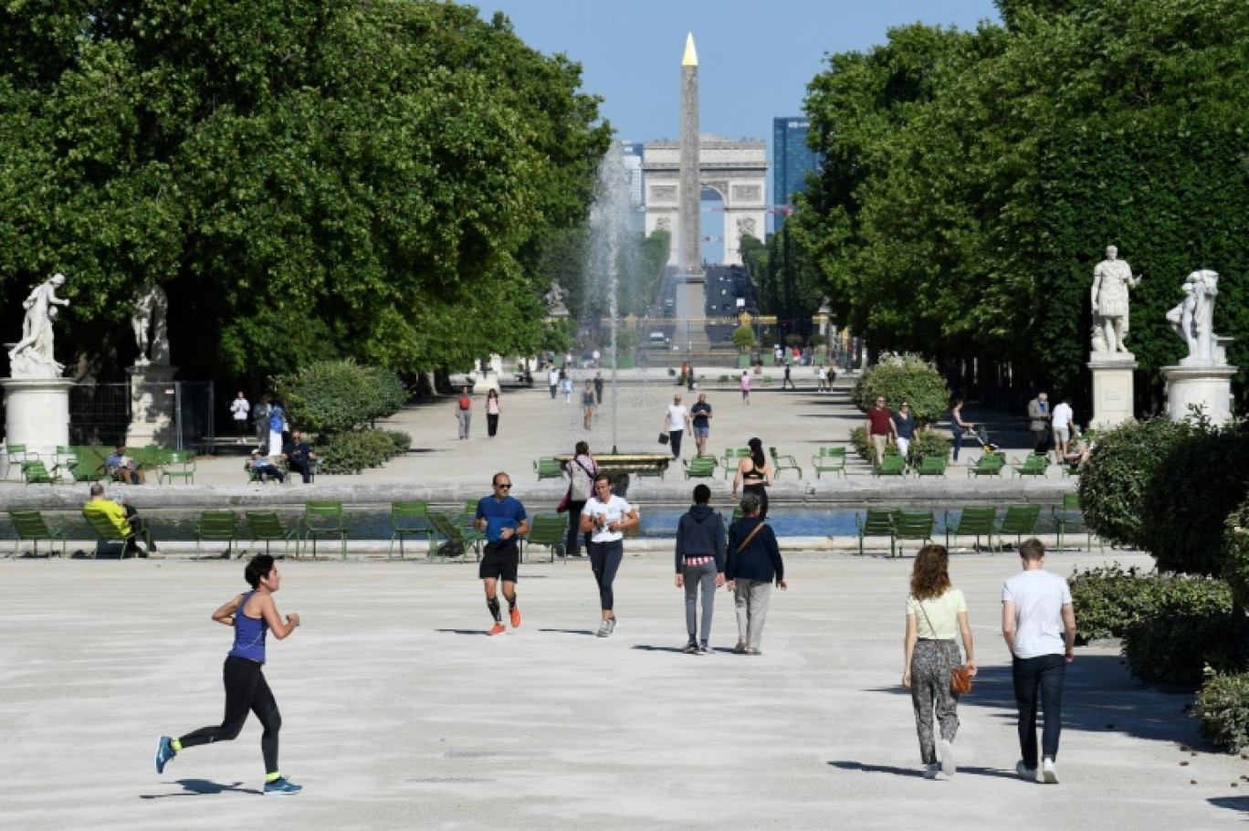 Le jardin des Tuileries à Paris, le 31 mai 2020 © BERTRAND GUAY