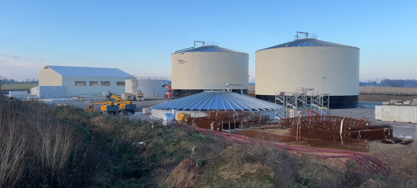 Le chantier de BioNorrois à Fontaine-le-Dun en Seine-Maritime. (Photo TotalEnergies)